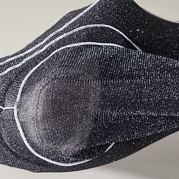 LunaChix Sparkly Black Open Stitch Dress - Picture 6 of 10